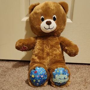 Build-a-Bear Birthday Brown Bear, Like New